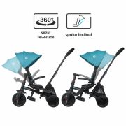 Tricicleta multifunctionala coccolle alegra turquoise tide smb323011232