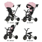 Tricicleta ultrapliabila qplay nova niello roz smb322013110