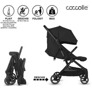 Carucior sport cu pliere automata coccolle sierra diamond black smb324032160