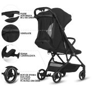 Carucior sport cu pliere automata coccolle sierra diamond black smb324032160