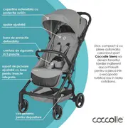 Carucior sport cu pliere automata coccolle sierra greystone smb324032171