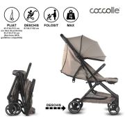 Carucior sport cu pliere automata coccolle sierra taupe brown smb324032143