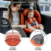 Scaun auto isize 40-150 cm coccolle  atira cinnamon brown smb324085745