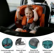 Scaun auto isize 40-150 cm coccolle atira hydra blue smb324085730