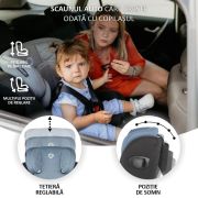 Scaun auto isize 40-150 cm coccolle lyra celestial blue smb324086530