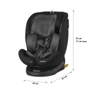 Scaun auto isize 40-150 cm coccolle nova diamond black smb324085060