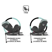 Scaun auto isize 40-150 cm coccolle vigo emerald green smb324085680