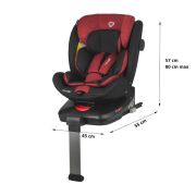 Scaun auto isize 40-150 cm coccolle vigo poppy red smb324085620
