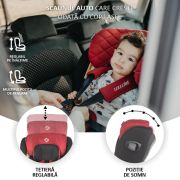 Scaun auto isize 40-150 cm coccolle vigo poppy red smb324085620