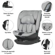 Scaun auto rotativ isize coccolle velsa neutral grey smb323085271