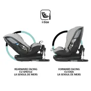 Scaun auto rotativ isize coccolle velsa neutral grey smb323085271