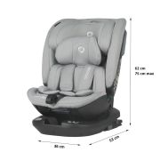 Scaun auto rotativ isize coccolle velsa neutral grey smb323085271