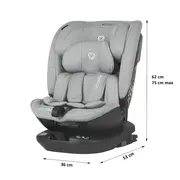 Scaun auto rotativ isize coccolle velsa neutral grey smb323085271