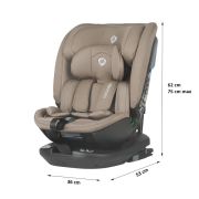 Scaun auto rotativ isize coccolle velsa taupe brown smb323085243