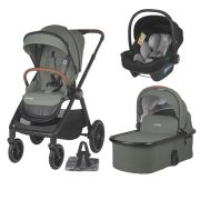 Sistem modular 3in1 coccolle aspen moss green + scoica auto coccolle knox greystone smb324062380324080371