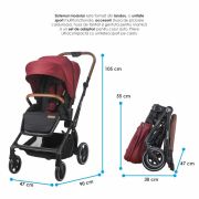 Sistem modular 3in1 coccolle saliara cabernet + scoica coccolle knox anthracite smb322065221324080364