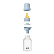Bibs - set complet biberon anticolici, 150 ml, latex, baby blue bbb5016231