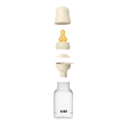 Bibs - set complet biberon anticolici, 150 ml, latex, ivory bbb5016216