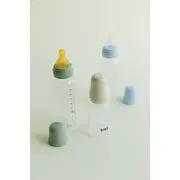 Bibs - set complet biberon anticolici, 150 ml, silicon, ivory bbb50161216