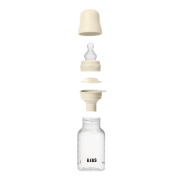 Bibs - set complet biberon anticolici, 150 ml, silicon, ivory bbb50161216