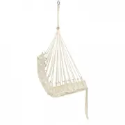 Leagan suspendat pentru interior/exterior, cu spatar, cuib de barza, 120 kg, gw-923, alb edeedigw-923white