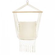 Leagan suspendat pentru interior/exterior, cu spatar, cuib de barza, 120 kg, gw-923, alb edeedigw-923white