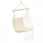 Leagan suspendat pentru interior/exterior, cu spatar, cuib de barza, 120 kg, gw-923, alb edeedigw-923white