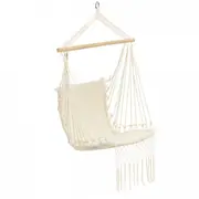 Leagan suspendat pentru interior/exterior, cu spatar, cuib de barza, 120 kg, gw-923, alb edeedigw-923white