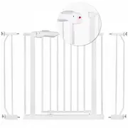Poarta siguranta 75-105 cm nukido 718000 - alb edeedi718000