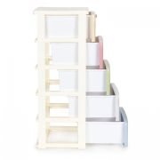 Raft cu 5 compartimente pentru depozitarea diverselor obiecte modernhome 04a - multicolor edeedipjjcbs0022-05a