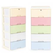 Raft cu 5 compartimente pentru depozitarea diverselor obiecte modernhome 04a - multicolor edeedipjjcbs0022-05a