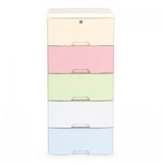 Raft cu 5 compartimente pentru depozitarea diverselor obiecte modernhome 04a - multicolor edeedipjjcbs0022-05a