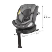 Scaun auto isize 40-150 cm coccolle sidra diamond black smb324087160