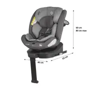 Scaun auto isize 40-150 cm coccolle sidra diamond black smb324087160