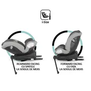 Scaun auto isize 40-150 cm coccolle sidra moonlit grey smb324087171