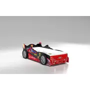 Patut tineret MDF Plastiko Vaper Negru Rosu 200x90 MYK00086235