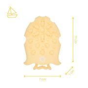 Badabulle - perie de masaj din silicon pentru scalpul bebelusului bbbb032007