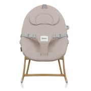 Balansoar, Lionelo, Dalia, 4 in 1, Inaltime reglabila in 2 pozitii, Cu husa detasabila, Cu bara de jucarii, Pana la 9 kg, Bej BYNLO-DALIA_ROCKER_BEIGE_SAND