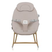 Balansoar, Lionelo, Dalia, 4 in 1, Inaltime reglabila in 2 pozitii, Cu husa detasabila, Cu bara de jucarii, Pana la 9 kg, Bej BYNLO-DALIA_ROCKER_BEIGE_SAND