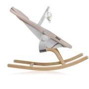 Balansoar, Lionelo, Dalia, 4 in 1, Inaltime reglabila in 2 pozitii, Cu husa detasabila, Cu bara de jucarii, Pana la 9 kg, Bej BYNLO-DALIA_ROCKER_BEIGE_SAND