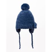 Căciulă de iarnă pentru copii yo club, bleumarin, legată czz-0378g