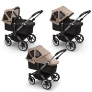 Capotina cu extensie plasa insecte Bugaboo Donkey Dune Taupe ERFBGS001261D3022