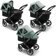 Capotina cu extensie plasa insecte Bugaboo Donkey Pine Green ERFBGS001261D3004