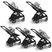 Capotina cu extensie plasa insecte Bugaboo Dragonfly Misty Grey ERFBG100267009
