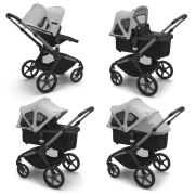 Capotina cu extensie plasa insecte Bugaboo Fox 5 Fox Cub Lynx Misty Grey ERFBG100221007
