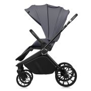 Carucior 2 in 1, Lionelo, Mika Plus, Cadru din aluminiu, Cu landou intarit si salteluta moale, Reversibil, Cu sistem de ventilatie 3D, Cu accesorii, Pana la 22 kg, Conform cu EN1888-1 EN1888-2, EN1466, Gri BYNLO-MIKA_PLUS_2IN1_GREY_STONE