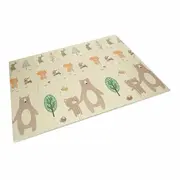 Covoras de joaca, Bocioland, Little Bear, Pliabil, Protectie impotriva loviturilor, Dimensiune mare, 200 x 150 cm, Cu Imprimeu pe ambele parti, Potrivit pentru utlizare atat in interior, cat si in exterior BYNBL124