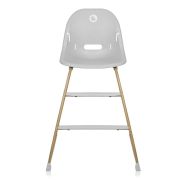 Scaun de masa, Lionelo, Dalia, 2 in 1, Transformabil, Cu 2 suporturi pentru picioare, Cu tavita detasabila, Sustine 60 kg, 6 luni+, Conform cu EN14988, Gri BYNLO-DALIA_GREY_STONE_NATURAL