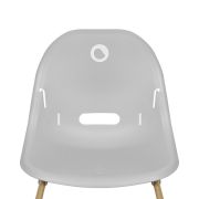 Scaun de masa, Lionelo, Dalia, 2 in 1, Transformabil, Cu 2 suporturi pentru picioare, Cu tavita detasabila, Sustine 60 kg, 6 luni+, Conform cu EN14988, Gri BYNLO-DALIA_GREY_STONE_NATURAL