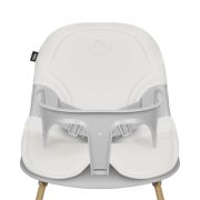 Scaun de masa, Lionelo, Dalia, 2 in 1, Transformabil, Cu 2 suporturi pentru picioare, Cu tavita detasabila, Sustine 60 kg, 6 luni+, Conform cu EN14988, Gri BYNLO-DALIA_GREY_STONE_NATURAL